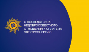 О последствиях недобросовестного отношения к оплате за электроэнергию...
