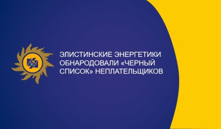 Элистинские энергетики обнародовали "черный список" неплательщиков