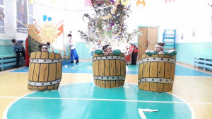 Новогодний праздник для детей из Верхнесаянтуйской школы-интерната