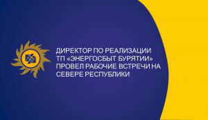 Директор по реализации ТП «Энергосбыт Бурятии» провел рабочие встречи на севере республики