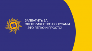 ​Заплатить за электричество бонусами – это легко и просто!