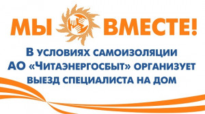 В условиях самоизоляции АО «Читаэнергосбыт» организует обслуживание абонентов на дому