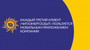 Каждый третий клиент «Читаэнергосбыт» пользуется мобильным приложением компании